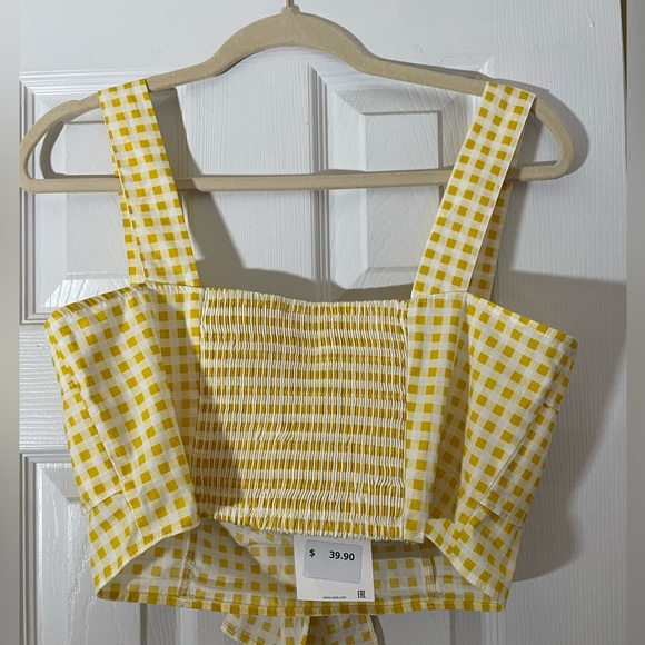 Gingham crop top - Picture 3 of 5